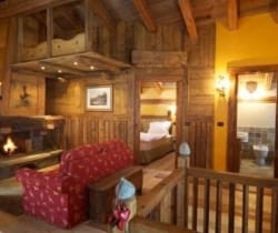 Chalet Olmo: Living area
