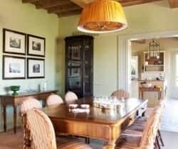 Villa Cornia: Dining room