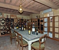 Villa Carice: Wine cellar