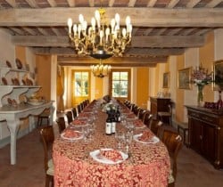 Villa Falasco: Dining room