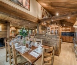 Chalet Chopine: Dining area