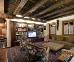 Chalet Rouge: Living room