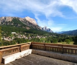Chalet Tofana: Terrace view