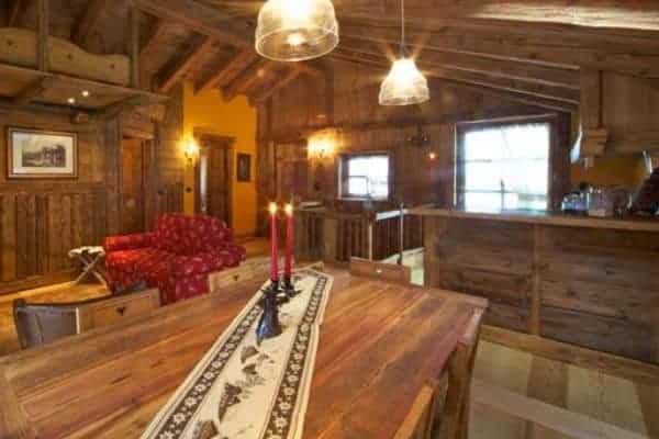 Chalet Olmo: Dining area