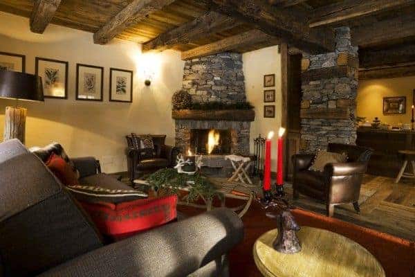 Chalet Apartment Sorbo: Living area