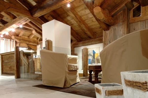 Chalet Cheval: Living area