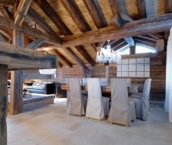 Chalet Cheval: Dining area