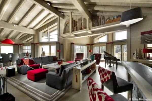 Chalet Miree: Living area