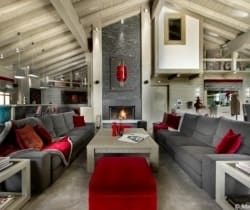 Chalet Miree: Living area