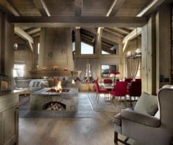 Chalet Serbal: Living area