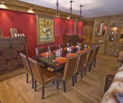 Chalet Topaz: Dining room