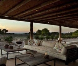 Villa Salera: Outdoor chill out area