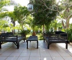 Villa Comares: Outdoor chill out area