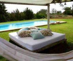 Villa Gazules: Double sunbed