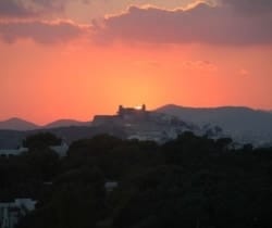 Villa Icaria: Sunset 