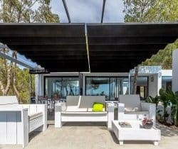 Villa Nita: Outdoor chill out area