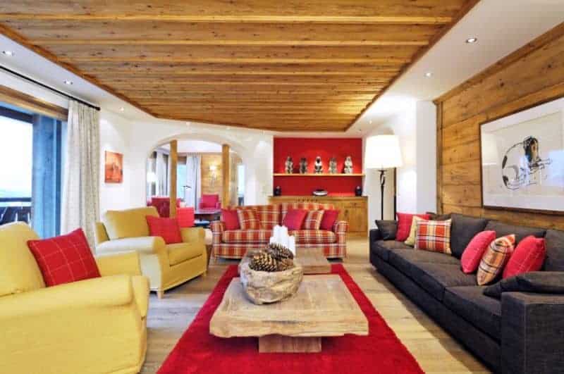 Chalet Kestrel: Living room