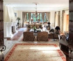 Villa Azarque: Living room