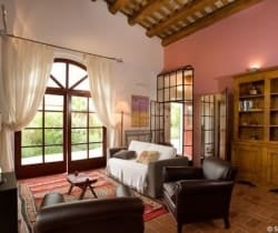 Casale Fonte: Living room