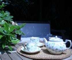 Suite Bianca: Terrace with al fresco breakfast area