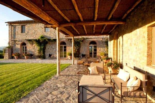Villa Montalcino: Outdoor chill out area