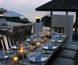 Villa Chan Grajang: Al fresco dining area