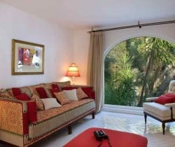 Villa Caruso: Living room