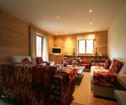 Chalet Muragl: Living room