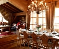 Chalet Bel Sol: Dining area