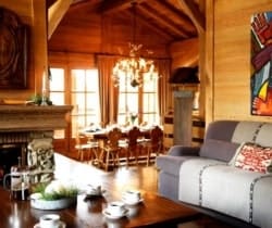 Chalet Bel Sol: Fireplace