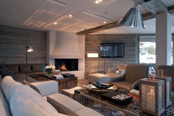 Chalet King: Living area