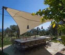 Villa Peristera-Al fresco dining area