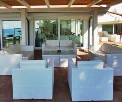 Villa Palmier: Outdoor chill out area