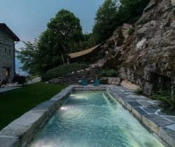 Villa Felce-Exteriors by sunset