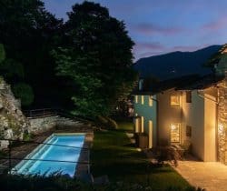 Villa Felce-Exteriors by sunset