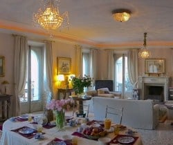 Villa Riccardi: Living and dining area