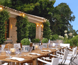 Villa Astra-All fresco dining area