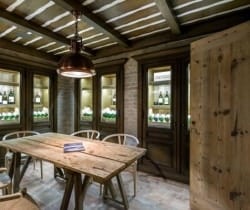 Chalet Basile-Wine cellar