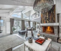 Chalet Dumas-Living area