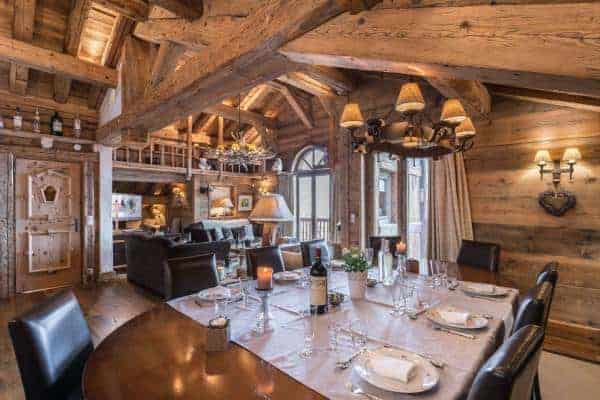 Chalet Rivage-Dining room