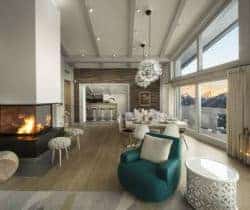 Chalet-Saint-Living-room