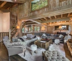 Chalet Tovet-Living area
