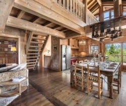 Chalet Tovet-Dining area