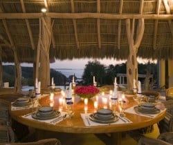 Villa Palapa - Al fresco dining area