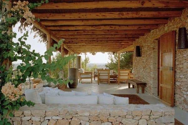 Villa Rayan: Outdoor chill out area