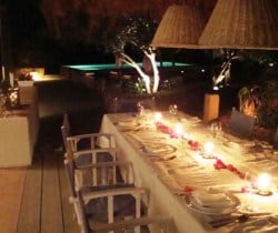 Villa Totem-Al fresco dining area