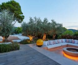 Villa-Kanya-Fire-pit-lounge-area-by-sunset