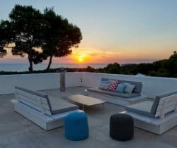 Villa-Kanya-Rooftop-lounge-area-by-sunset