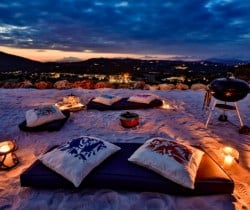 Villa Mirabel- Exterior by night