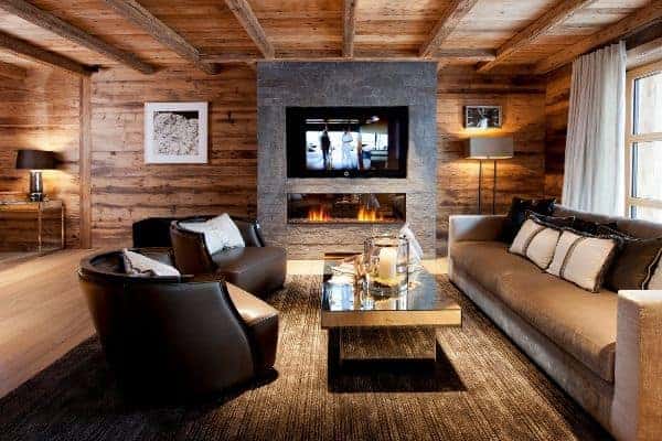 Chalet Astro: Fireplace